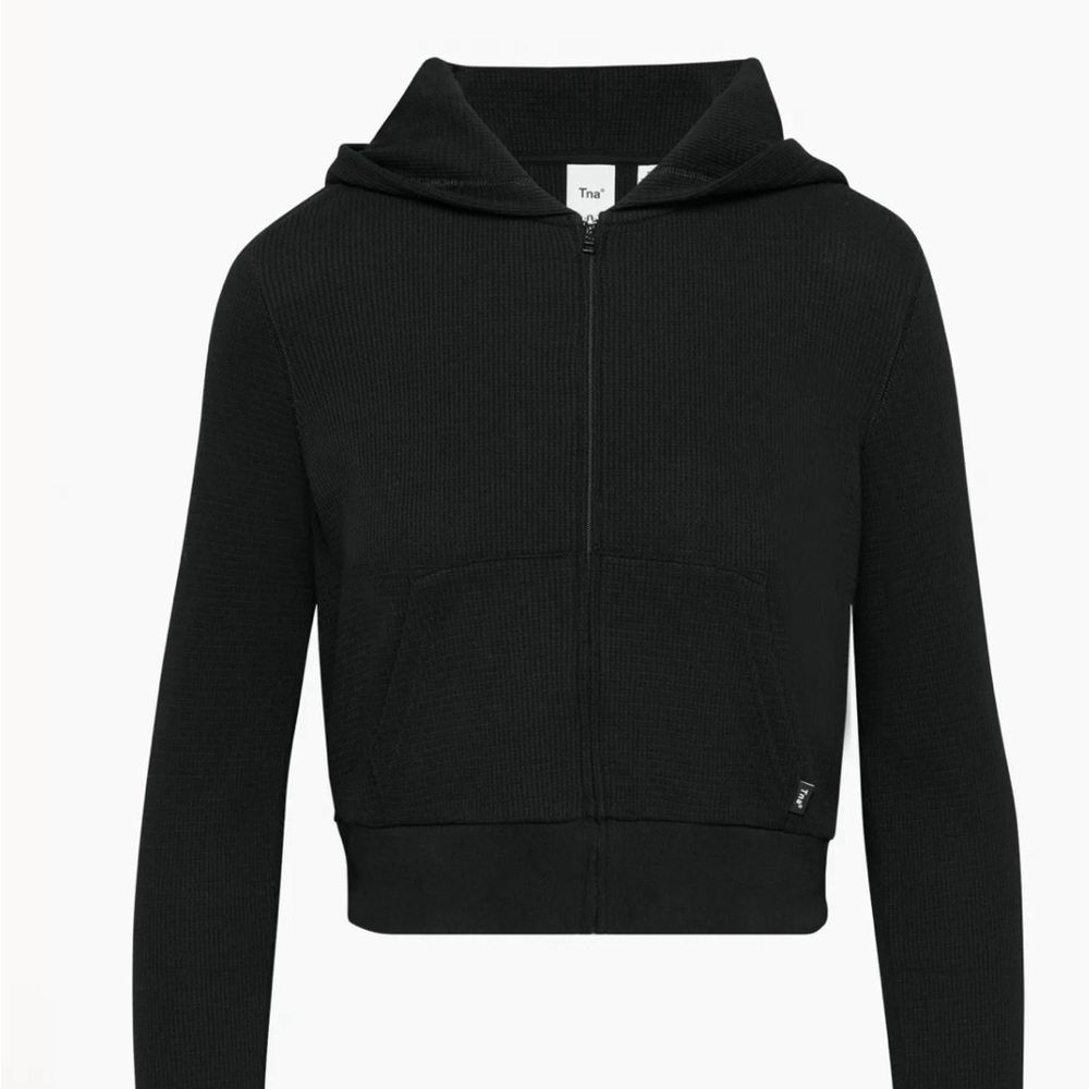 Aritzia TNA waffle zip